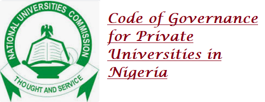 NUC logo for code of conduct for private universities