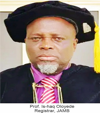 JAMB Registrar Prof Oloyede