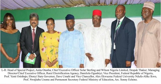 Osinbajo Commissions Solar Hybrid Project at Alex Ekwueme Varsity