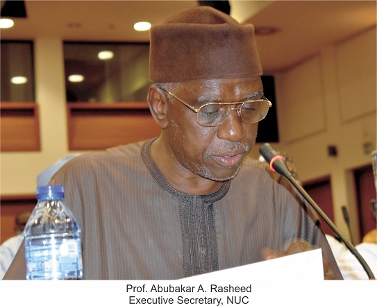 Prof Rasheed Defends NUC, Fed. Varsities’ Budgets Before N/Assembly