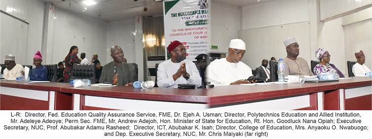 HME Inaugurates Governing Councils of  Four Federal Varsities of Agriculture