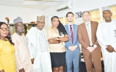 French Embassy Team Pays Courtesy Call on Acting ES