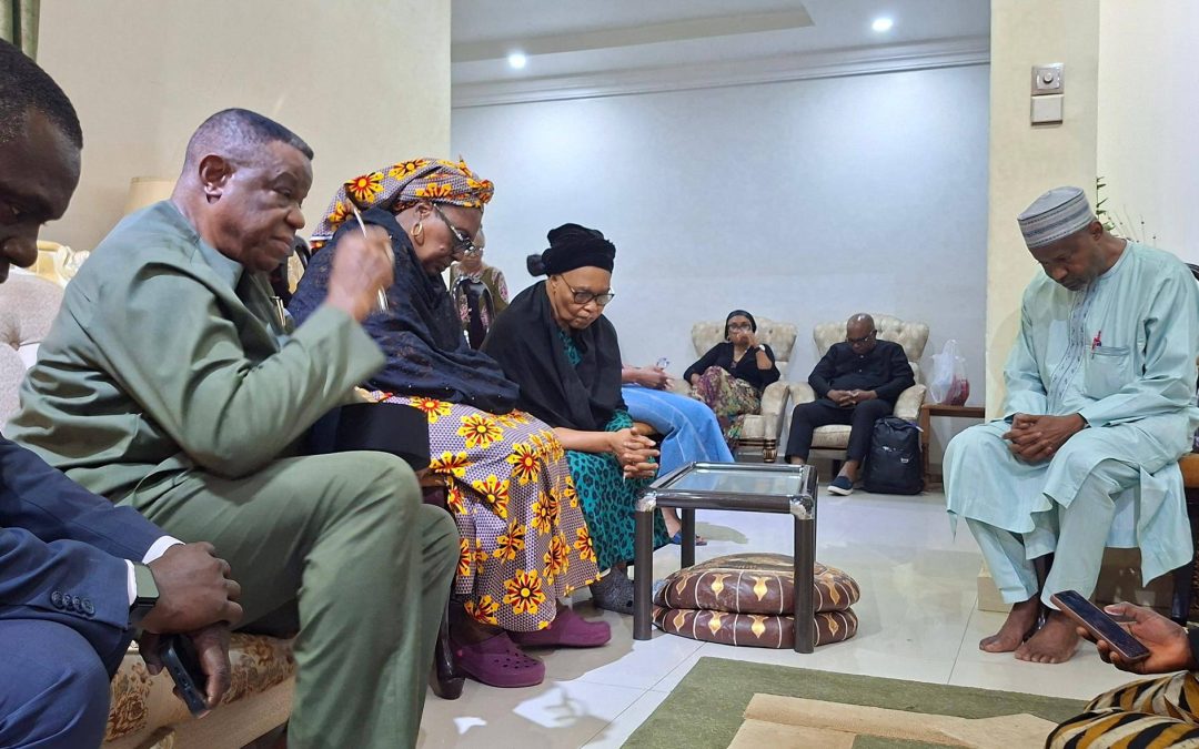 Prof. Ribadu Pays Condolence Visit to Family of Late Audu Ogbeh