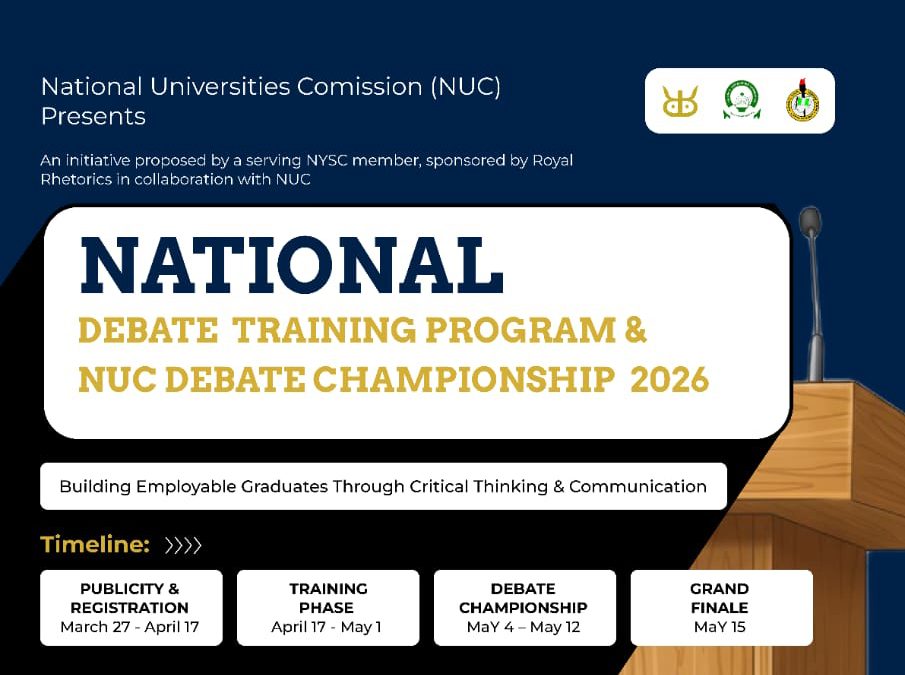 National Debate Training Program Takes Off with 73 Universities Across Nigeria